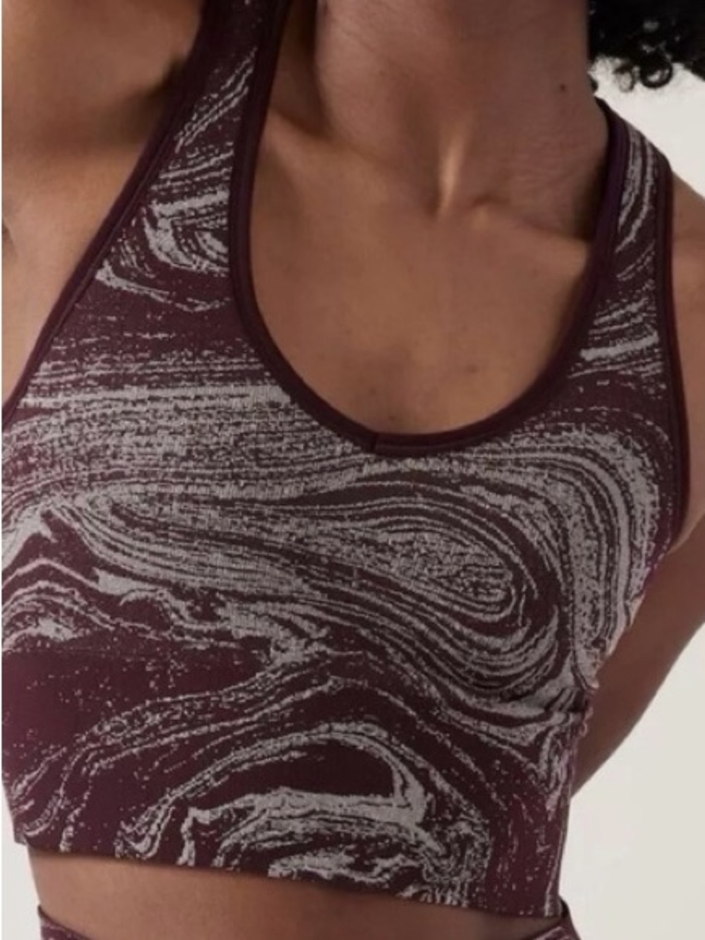 Athleta Aurora Seamless Shine Crop Tank XS